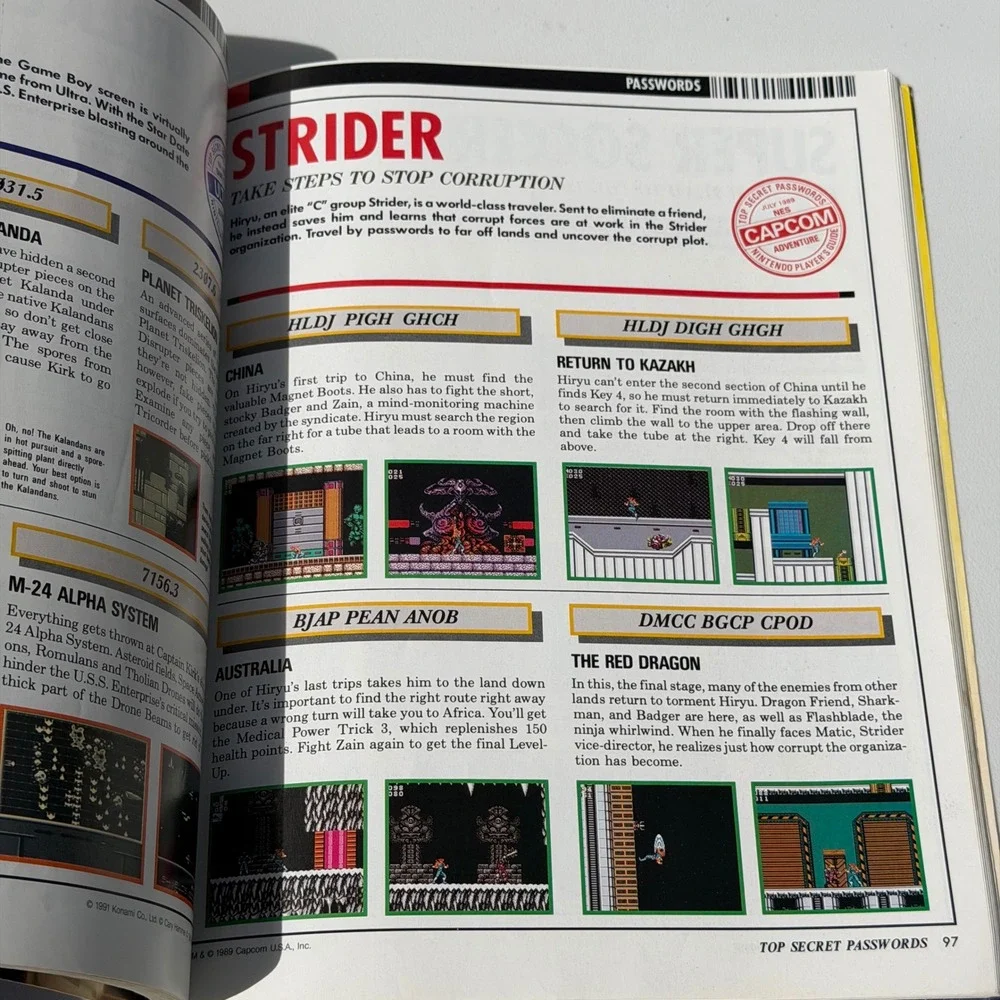 Nintendo Top Secret Passwords Players Guide 1992 NES SNES Game Boy Vintage Book